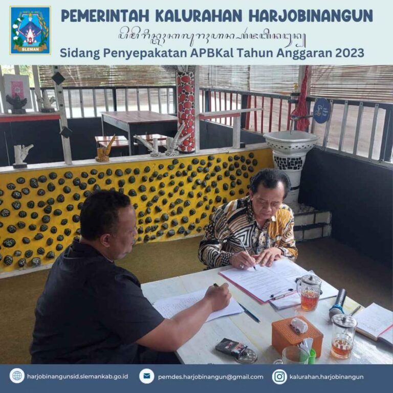 gambar_Late Post - Sidang Penyepakatan bersama BPKal Harjobinangun